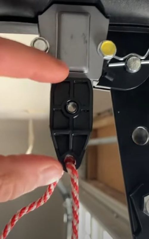 tech fixing garag door repair pull auburn al